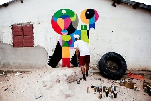 Creative inspiration for Graphics Designers and Web designers | Through Creative Manchester #paint #illustration #spray #art