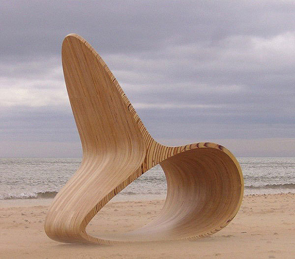 Furnitur kayu birch kontemporer