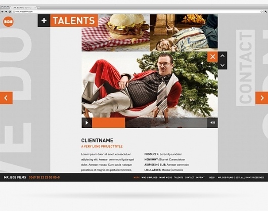 Interaction Design / Mr. Bob Films on the Behance Network #direction #design #interface #art