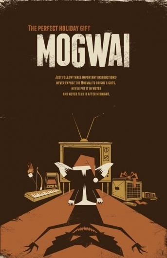 tumblr_lz32u0hf6M1qg8i80o3_500.jpg (450×695) #mogwai #awesome #poster #typography