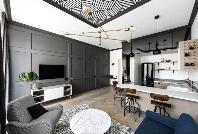 Interjero Architektura Apartment Renovation in Vilnius Old Town - InteriorZine