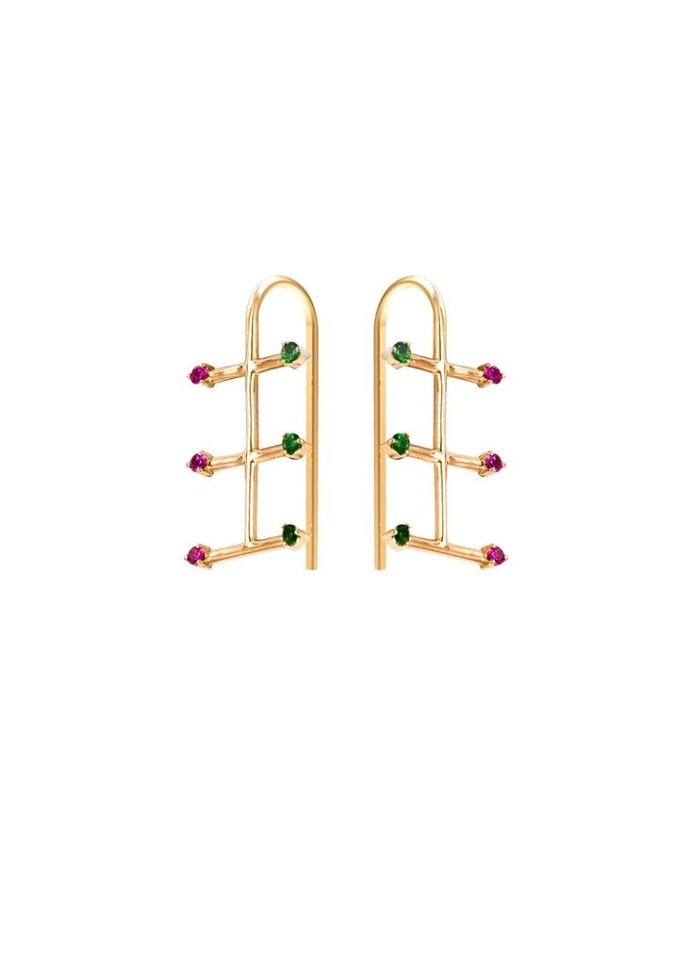 Fine jewellery earring by SMITH/GREY #ring #jewellers #jewelry #earrings #finejewellery #gemstones #gold #artdirection #fashion