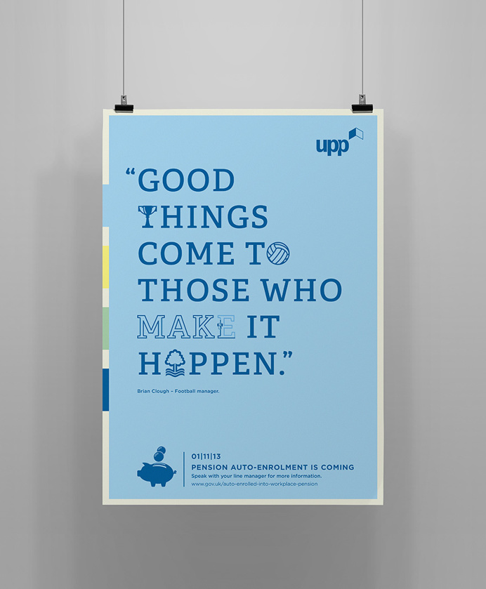 UPP Pension auto-enrolment campaign