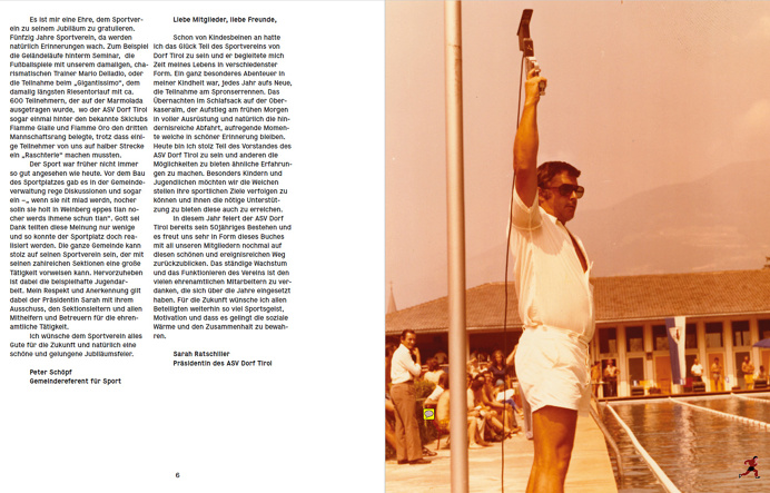 Sports anniversary publication on Behance