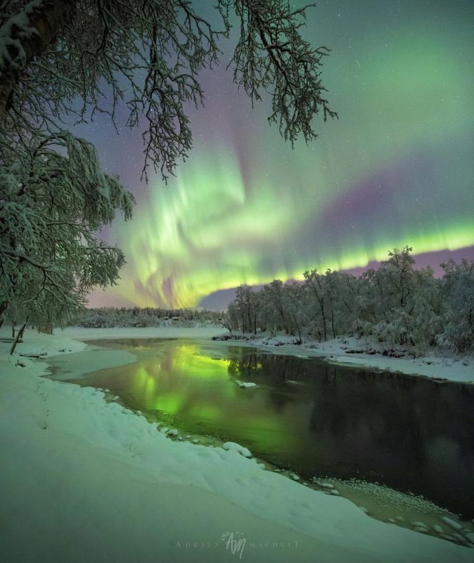 Adrien Louis Mauduit Captures The Northern Lights in Norway