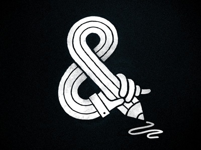 Dribbble - Sketching Ampersand by Eva-Lotta Lamm #ampersand #illustration #hand #sketch