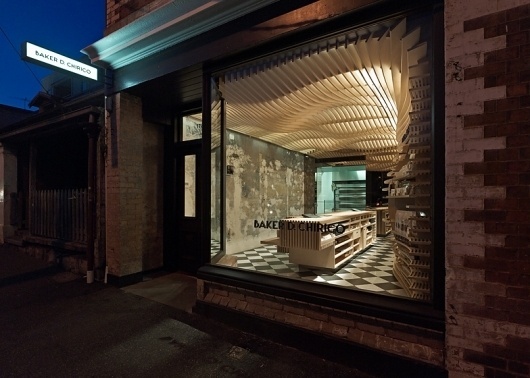 Dezeen » Blog Archive » Baker D Chirico by March Studio #interior #bakery #design #wood #melbourne