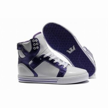 supra skytop white purple leather high sneakers mens #fashion