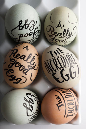 bunch of eggs #eggs #typography
