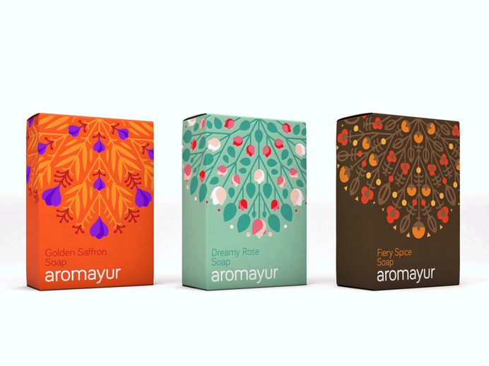 You’re Going to Want One of Each of Aromayur's Ultra-Luxe Soaps — The Dieline | Packaging & Branding Design & Innovation News