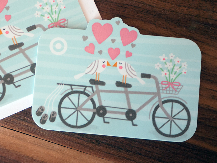 Target #card #gift #illustration #target #tandem #fareer