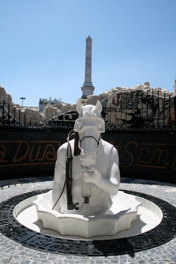 FAILE Temple #temple #horse #arte #portugal #faile #art #lisboa #scuba