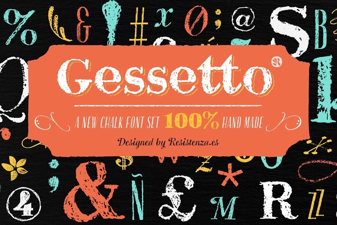 Gessetto Family (9 fonts) 60% off - Script