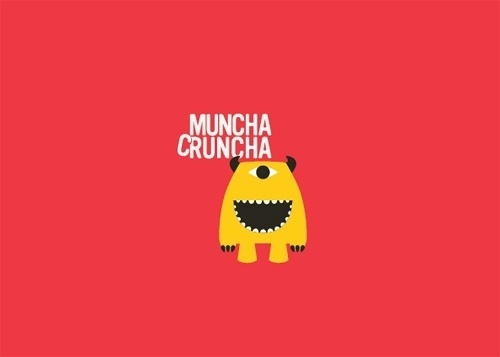 Lucas Melbourne - Brand Strategy and Design - MunchaCruncha #illustration #monster #logo #fun #brandmark