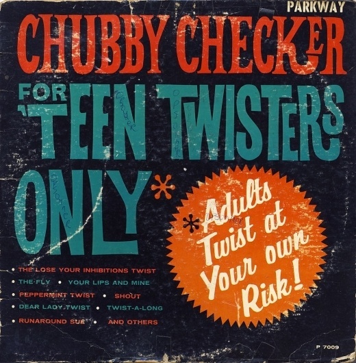 All sizes | Chubby Checker - For Teen Twisters Only | Flickr - Photo Sharing! #album #record #cover #1960s #illustration #artwork