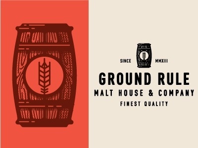 Ground rule_comps #logo #design #graphic #beer