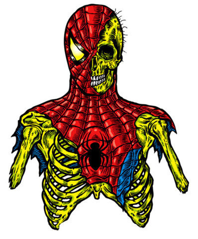 Fur Fantastic #spiderman #illustration #skeleton