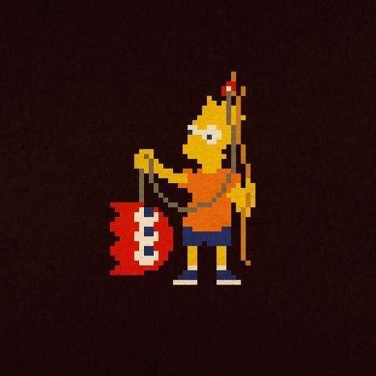 slyAPARTMENT #pixe #simpsons #pacman #bart
