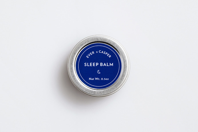 "Good Night Kit" - Sleep Balm for Casper by High Tide NYC. #packaging #print #design #graphic #sleep #mattress #gift #night #holiday #tea #casper #blue #tide #high