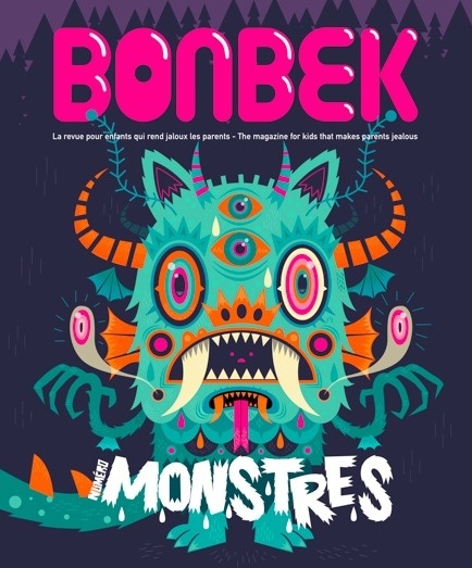 MONSTER! http://www.behance.net/gallery/MONSTRES-(-BONBEK-Magazine-4-)/6467211 #seb #feraut #niark1