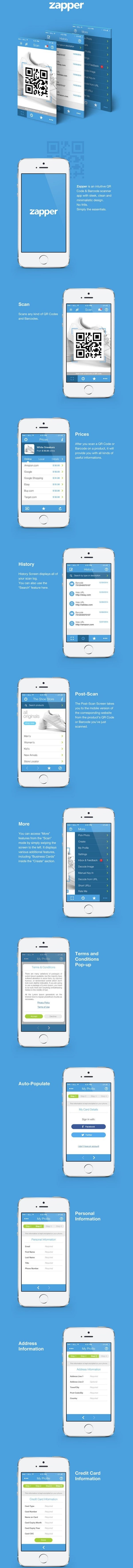 Zapper QR Code Scanner by Dennie Soetopo