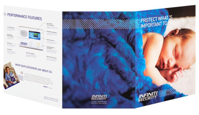 Tri-Panel Presentation Folder Design