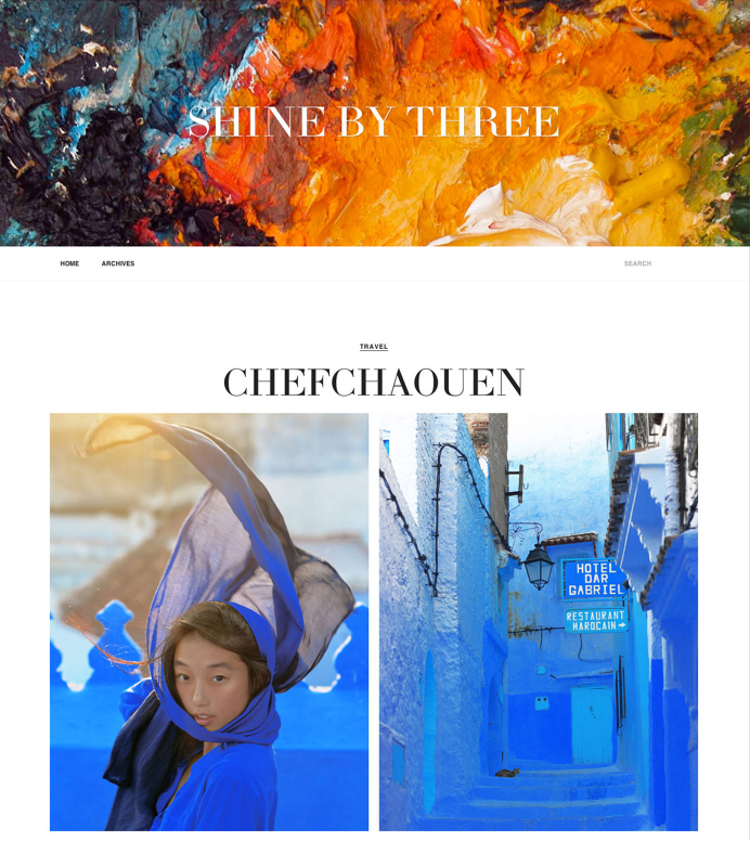 Shine By Three – Website