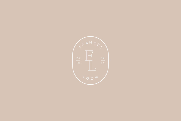 Brand Identity for Frances Loom by Jessica Comingore "Frances Loom's rugs are collected and curated from antique dealers and flea market