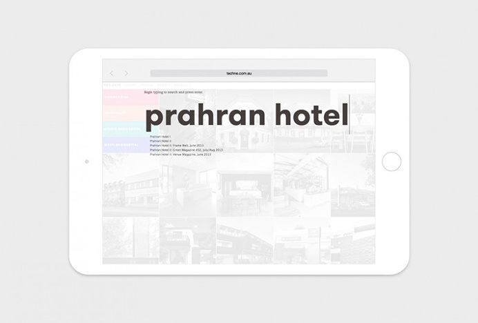 Techné Architecture by Alter #website #web design