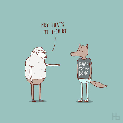 Funny Illustrations by Jaco Haasbroek #cute #illustration #funny