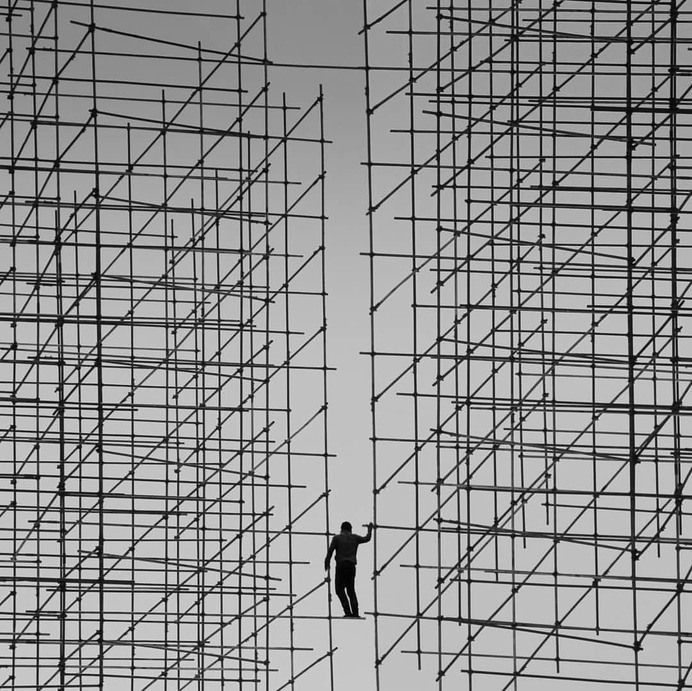 Minimalist Black and White Landscape Photography by Mostafa Nodeh