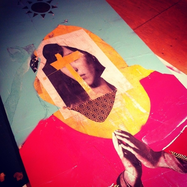 Steffen Quong Art #mary #quong #paint #mixed #steffen #media #collage #spray #virgin