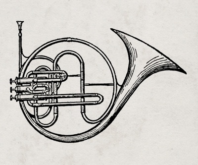 All sizes | Vintage trumpet illustration | Flickr - Photo Sharing! #music #illustration #vintage