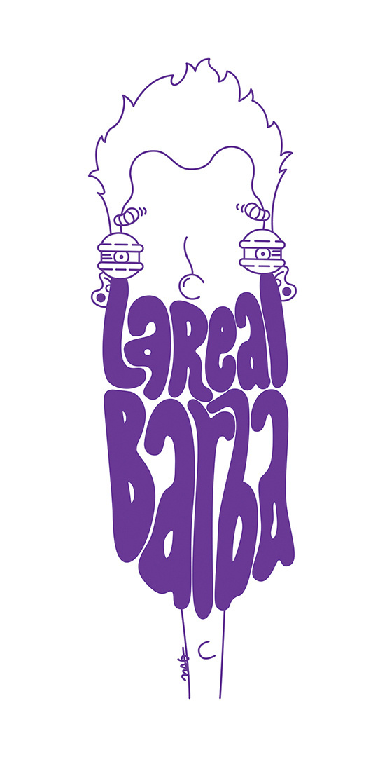 "La Real Barba" by Molly Yllom #illustration #character #design