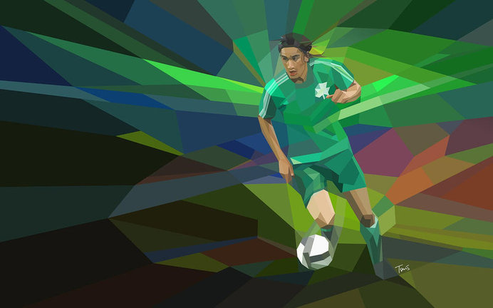 Sebastián Leto: Panathinaikos 2009 - 2010 #illustration #photoshop #filter