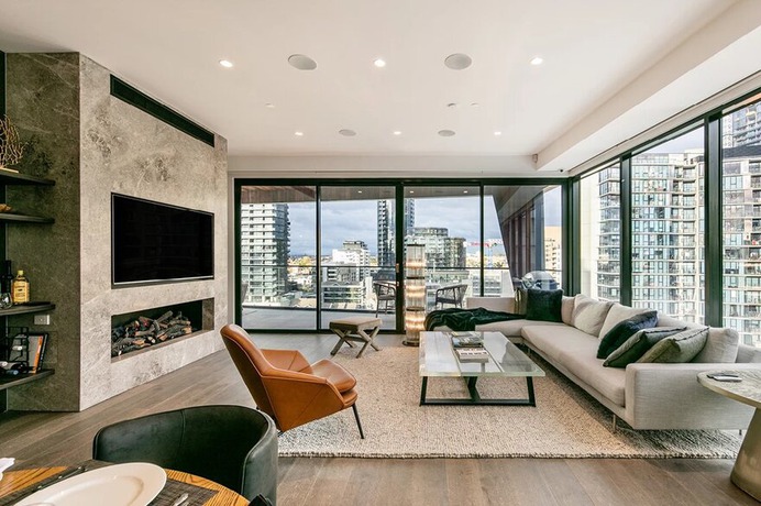 living room by Finnis Architects