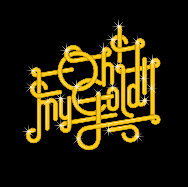 Lettering Collection on Behance. Oh my gold! Sergi Delgado #calligraphy #lettering #delgado #design #graphic #custom #cutom #illustration #poster #barcelona #gold #type #sergi #typography