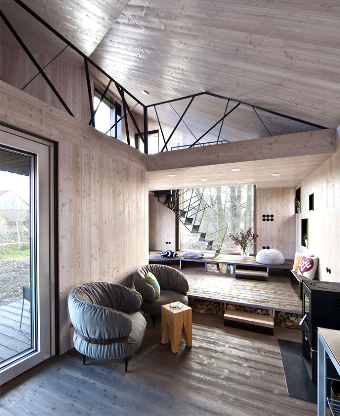 Modernistic Wooden House Zilvar - #decor, #interior, #homedecor, home decor, interior design