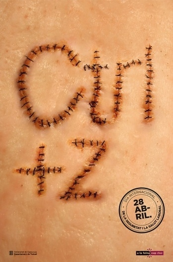 A la feina cap risc on the Behance Network #elantidoto #poster #made #hand #typography