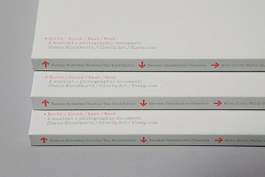 North / South / East / West: Give Up Art #design #book