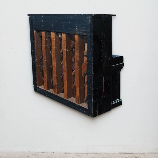 RON van der ENDE #wood #installation #craft #piano