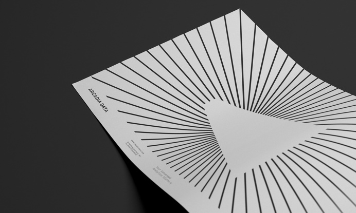 arcadia data branding black and white geometry minimal beautiful designer Casey Martin inspiration designblog mindsparkle mag www.mindsparkl
