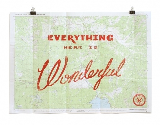 Yellowstone.jpg 1200×939 pixels #print #map #screen #yellowstone #typography