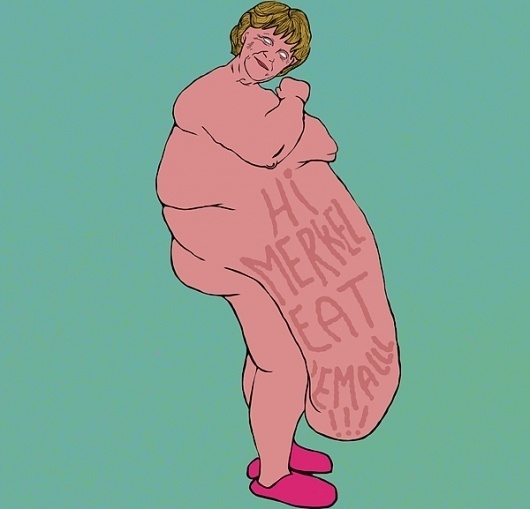 Hi Merkel! on the Behance Network #merkel #hi