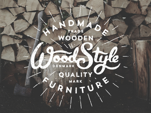 Woodstyle by Jacob Nielsen #lettering #design #identity #logo #typography