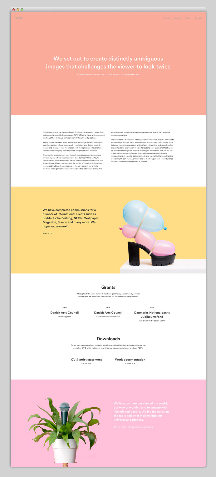 Nice use of colour #webdesign #minimal #design #beautiful #website #award #web