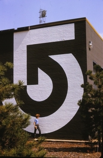 Wyman Cannan (Lance Wyman, Bill Cannan) — WCVB TV Channel 5 #logo #arrow #environmental