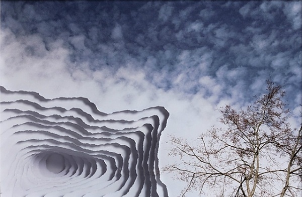 Clouds, Smoke and Portals from Torn Photographs | strictlypaper