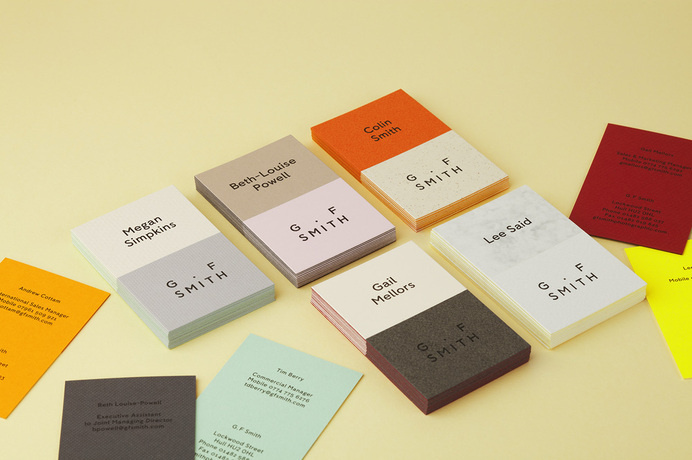 New Logo and Identity for G . F Smith by Made Thought #typography