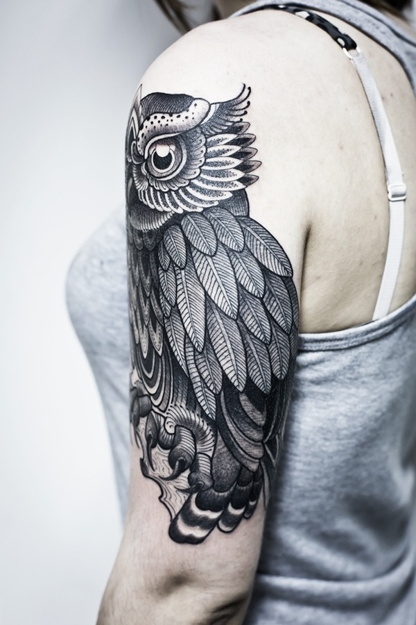 owl tattoo #ink #owl #body #tatto #art